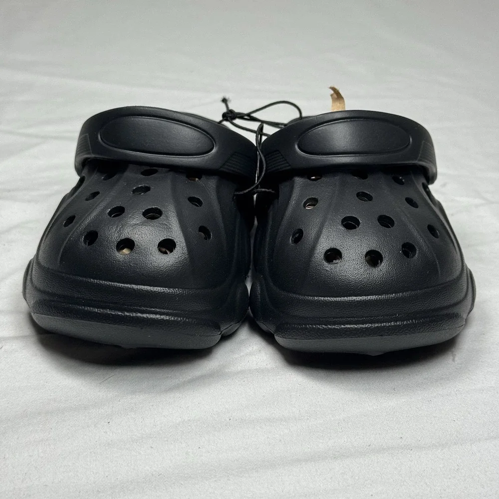 Kids Clogs Sandals Toddler US 3 Black‎ Slip On Lightweight w/ Charms